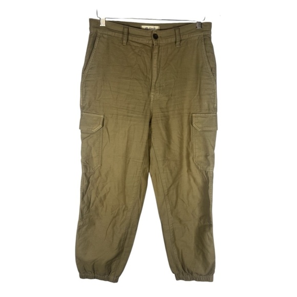 Madewell High-Rise Cargo Fatigue Pants with Jogger Bottom 27 - Picture 4 of 11